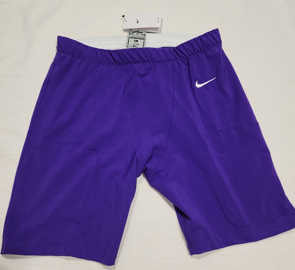 Nike Men's Football Tights Shorts Purple SIZE XXL L19'' x W32''
